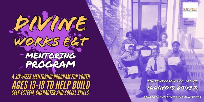 Become a sponsor of our mentoring program. – Divine Works E&T